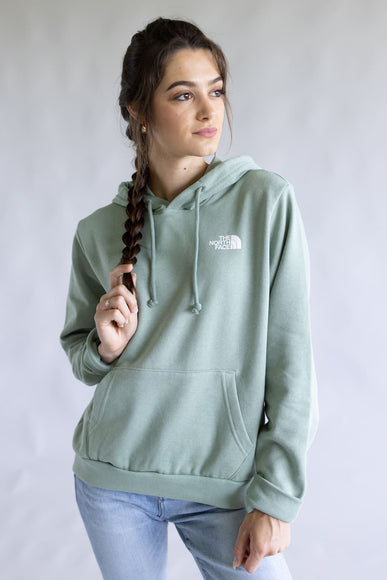 The North Face Evolution Floral Box Hoodie for Women in Slate Moss