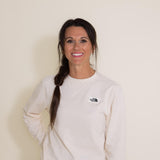 The North Face Heritage Patch Sweatshirt for Women in White