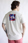 The North Face Red White & Blue Tee for Men in White Dune