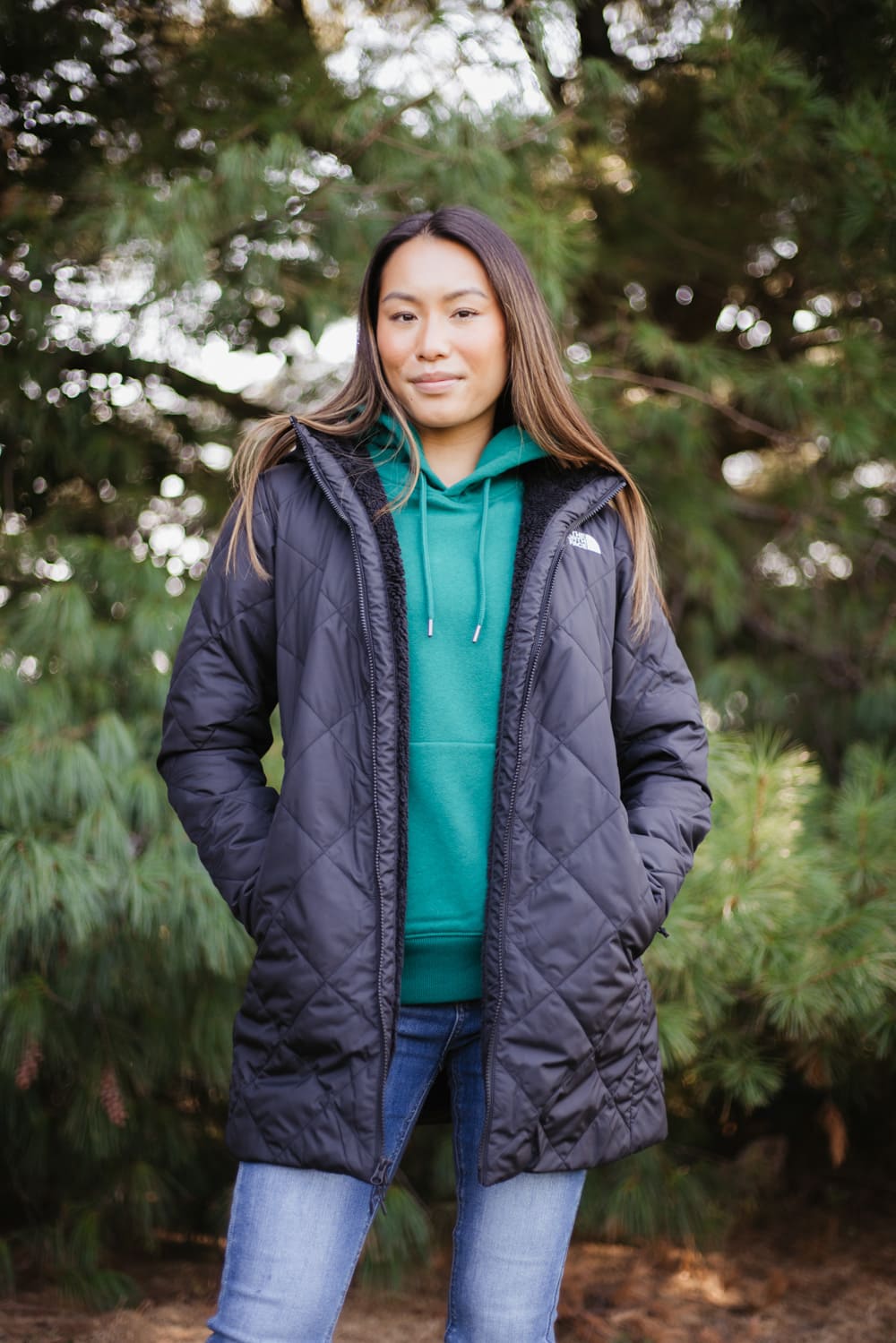 The North Face Shady Glade Parka for Women in Black