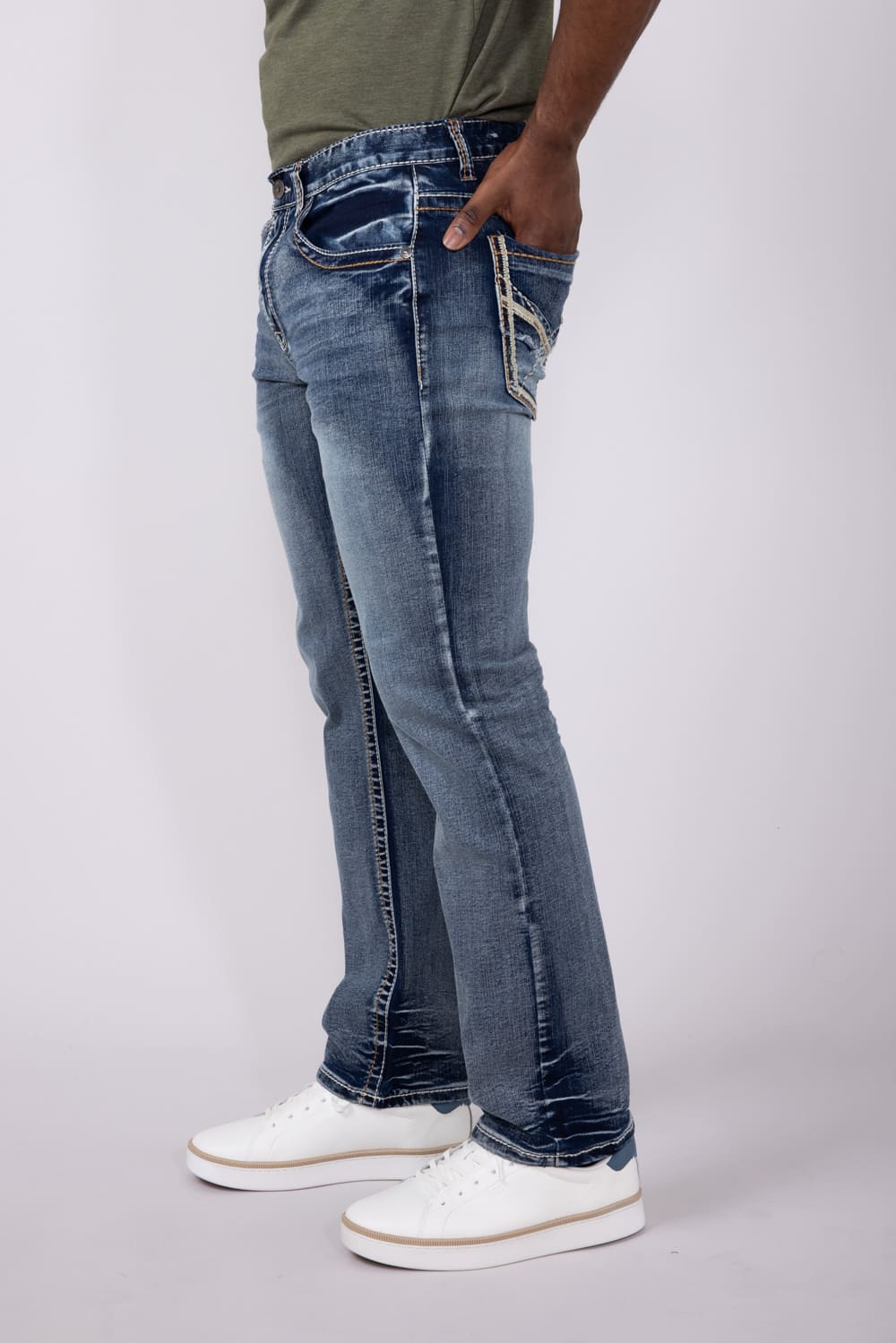 True Luck Cuyler Bootcut Jeans for Men