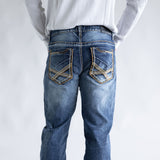 True Luck Dow Bootcut Stretch Jeans for Men
