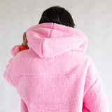 Two Tone Pullover for Women in Pink