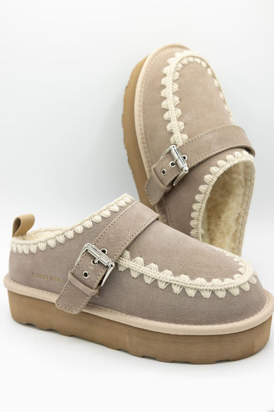 Vintage Havana Close Clogs for Women in Grey