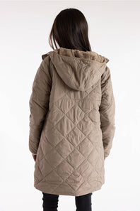 brown parka