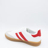 Deer Sneakers for Women in Red/White