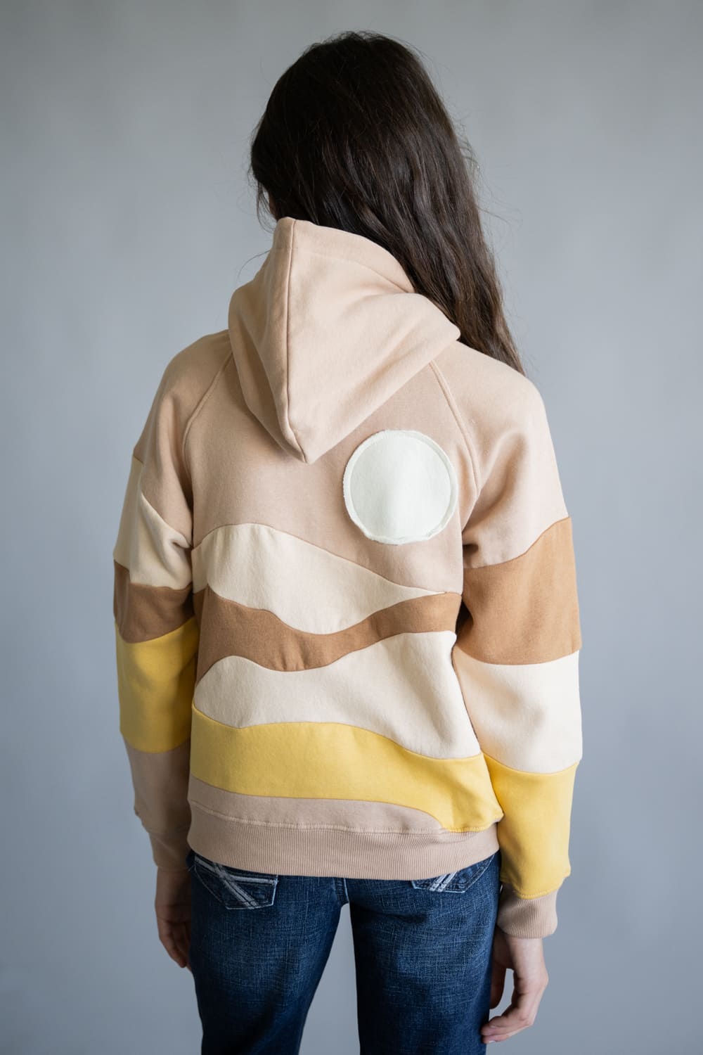 Simply Southern Youth Sun Patch Hoodie for Girls in Multi