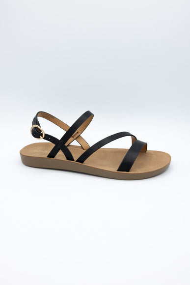 Soda Enfold Sandals for Women in Black