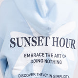 1897 Active Sunset Hour Hoodie for Women in Light Blue