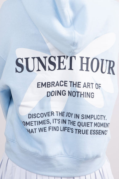 1897 Active Sunset Hour Hoodie for Women in Light Blue