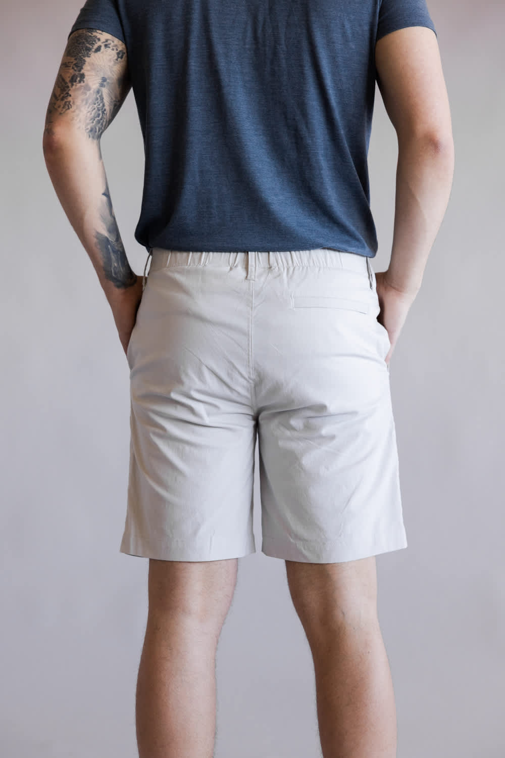 1897 Legends Pull On 8” Shorts for Men in Grey
