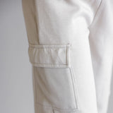 Youth Pullover & Wide Leg Pant Set for Girls in Grey/Beige