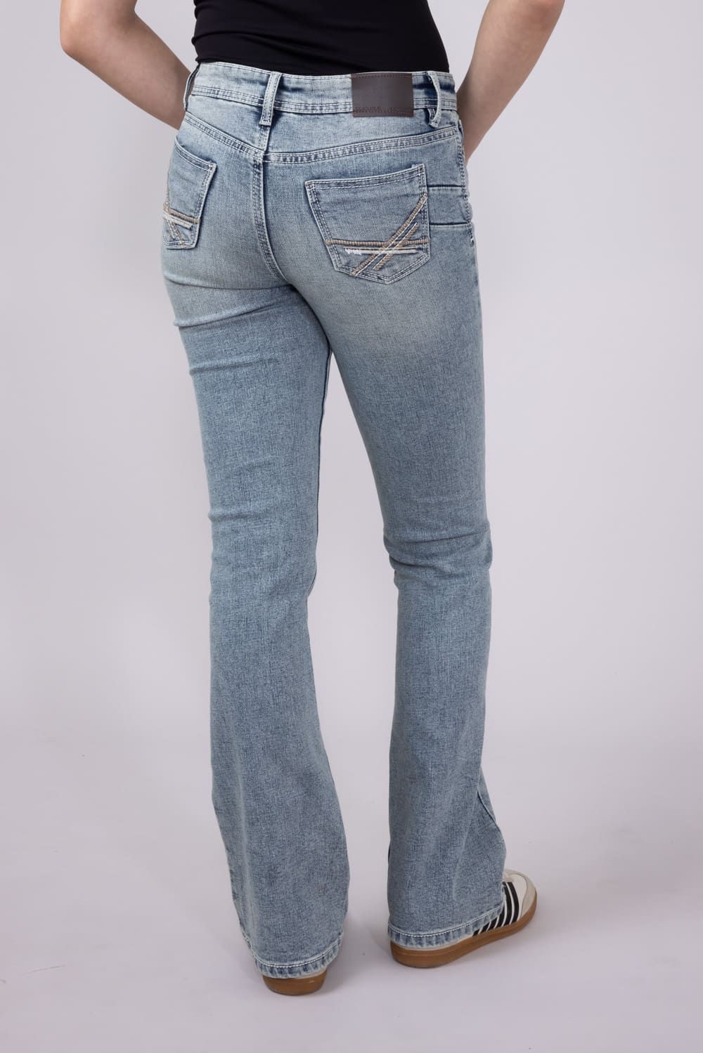 Axel Jeans Girls 7-16 Jolene Slim Bootcut Flare Jeans