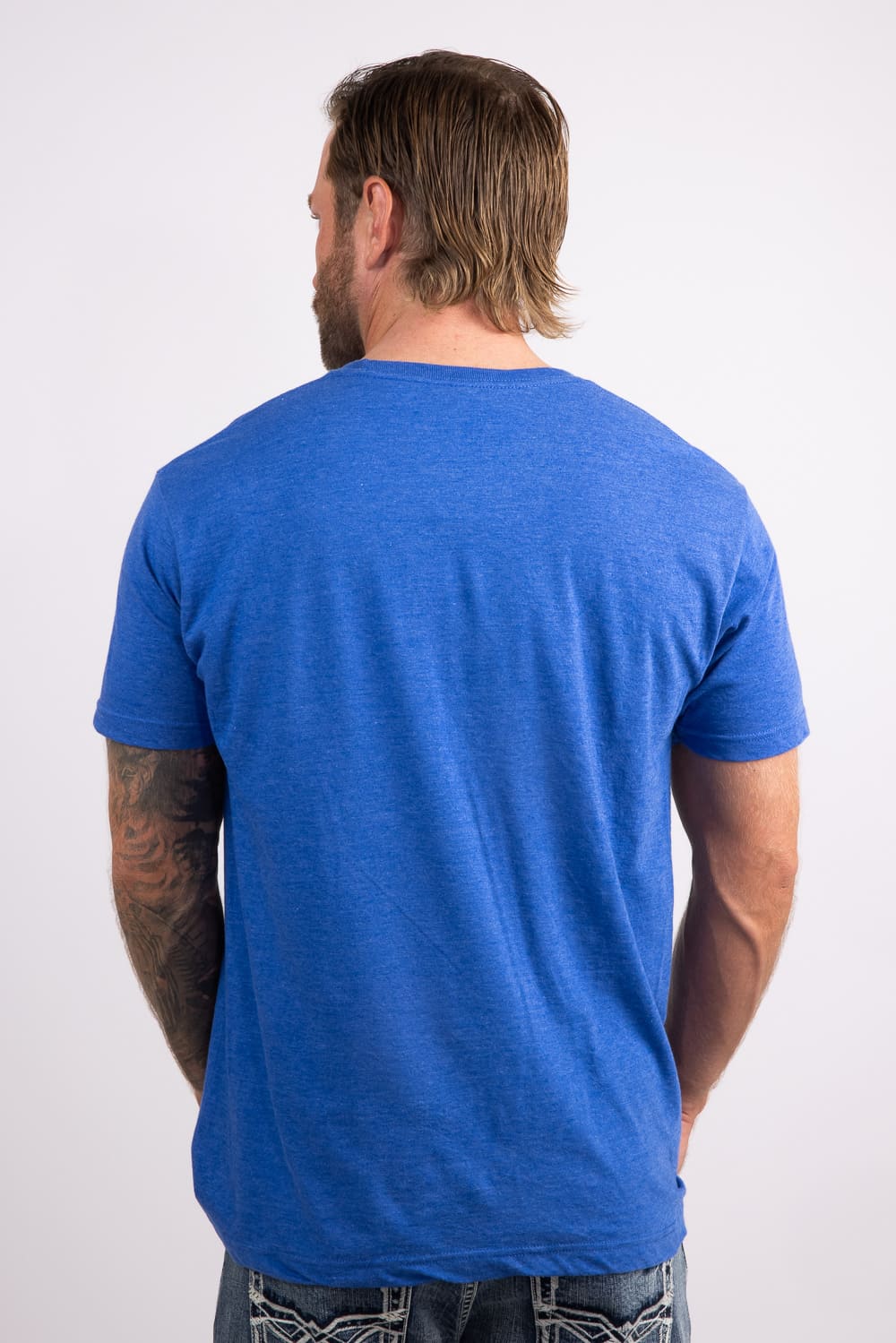 Busch Light USA T-Shirt for Men in Blue