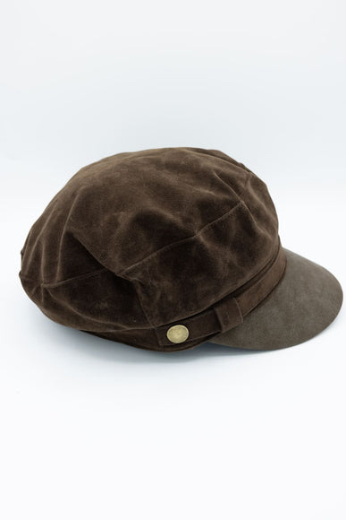 C.C. Newsboy Cap for Women in Brown