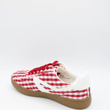 Dolce Vita Voyage Sneakers for Women in Red Gingham | VOYAGE-REDGINGHAM