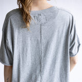 Free People We The Free Nina Tee for Women in Heather Grey