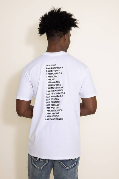 Henry Kellem I AM Graphic T-Shirt in White