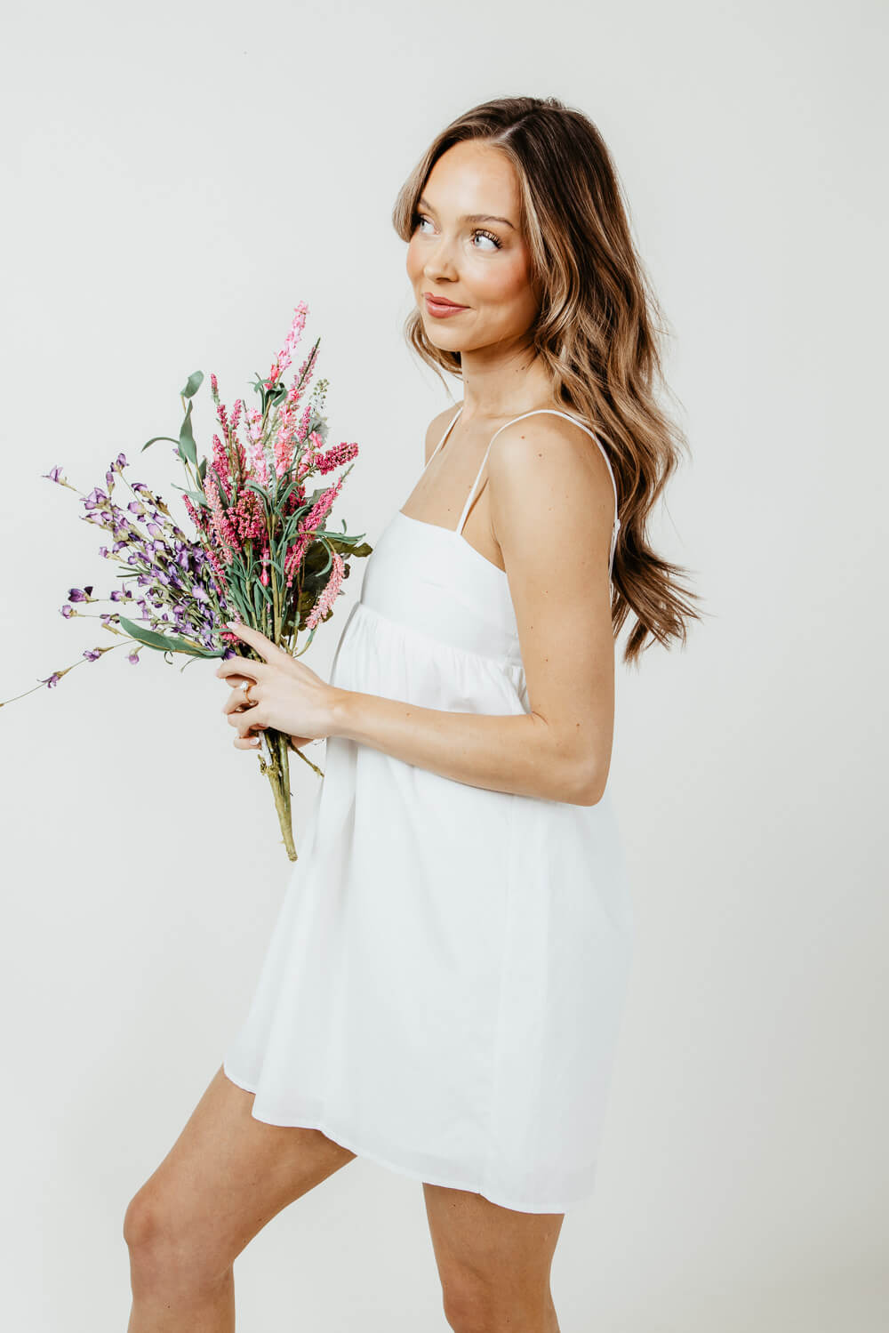 Hyfve Strappy Mini Dress for Women in Off White | HF23C927-OFFWHITE ...