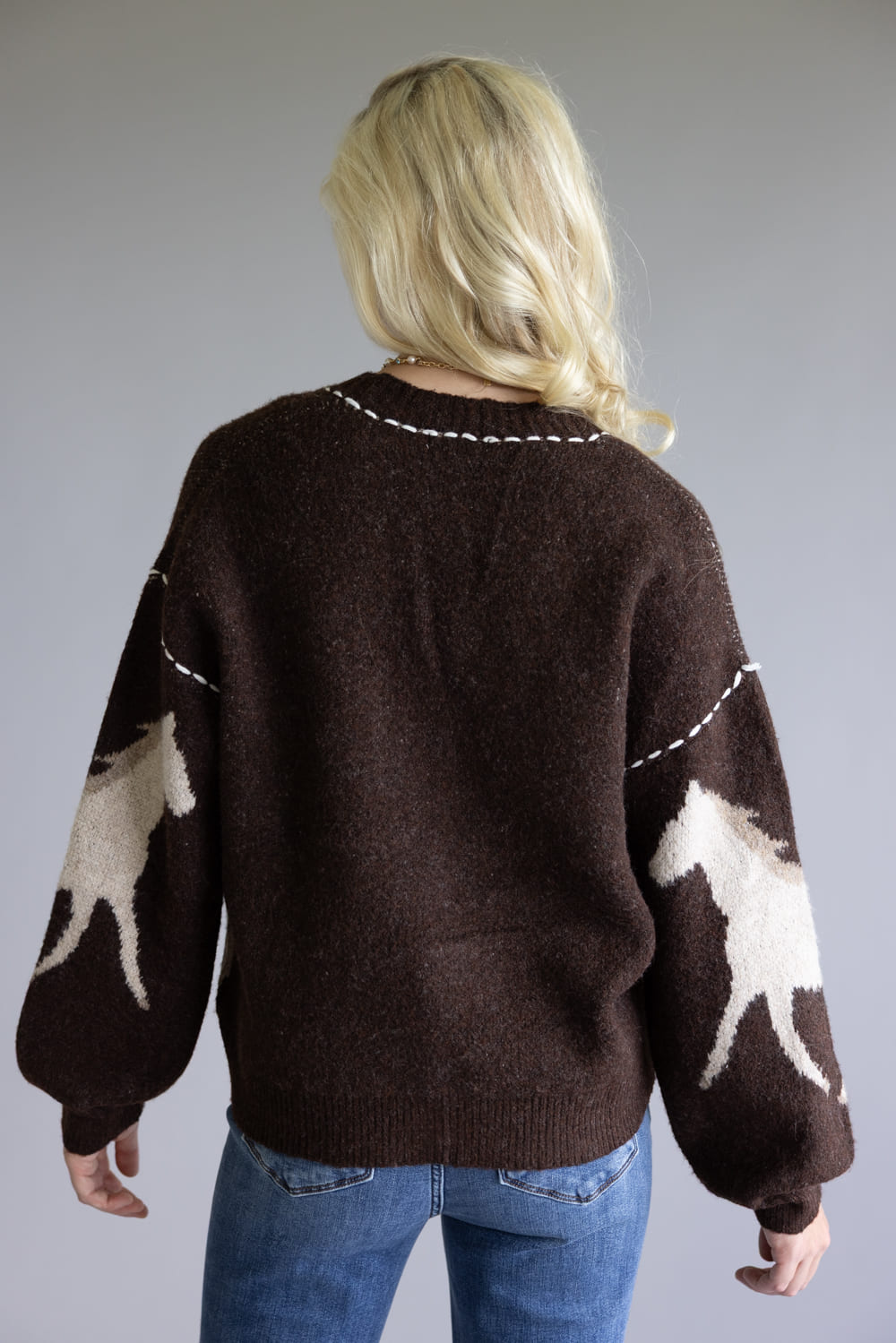 Illa Illa Horse Cardigan for Women in Brown