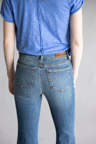 Judy Blue High Rise Tummy Control Flare Petite Jeans for Women