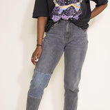 KanCan High Rise Mom Jeans for Women in Grey 