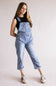 KanCan Youth Cordelia Relaxed Denim Overalls for Girls