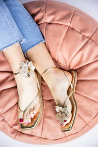 Free People Mismatch Magnolia Sandals for Women in Gold