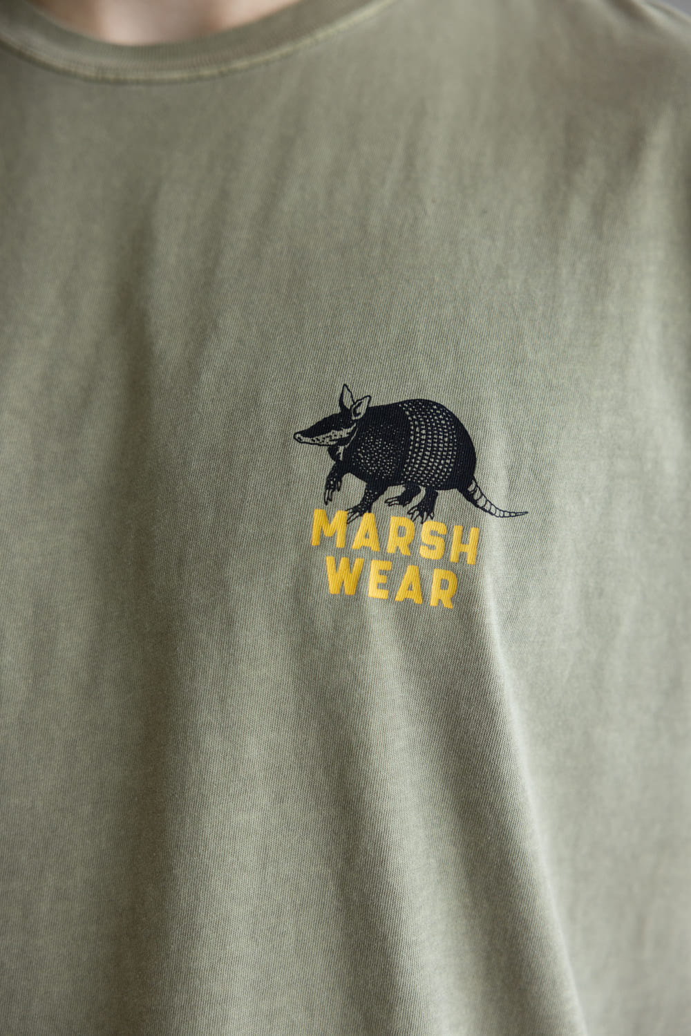Marsh Wear Ain’t From Around Here T-Shirt for Men in Vintage Moss