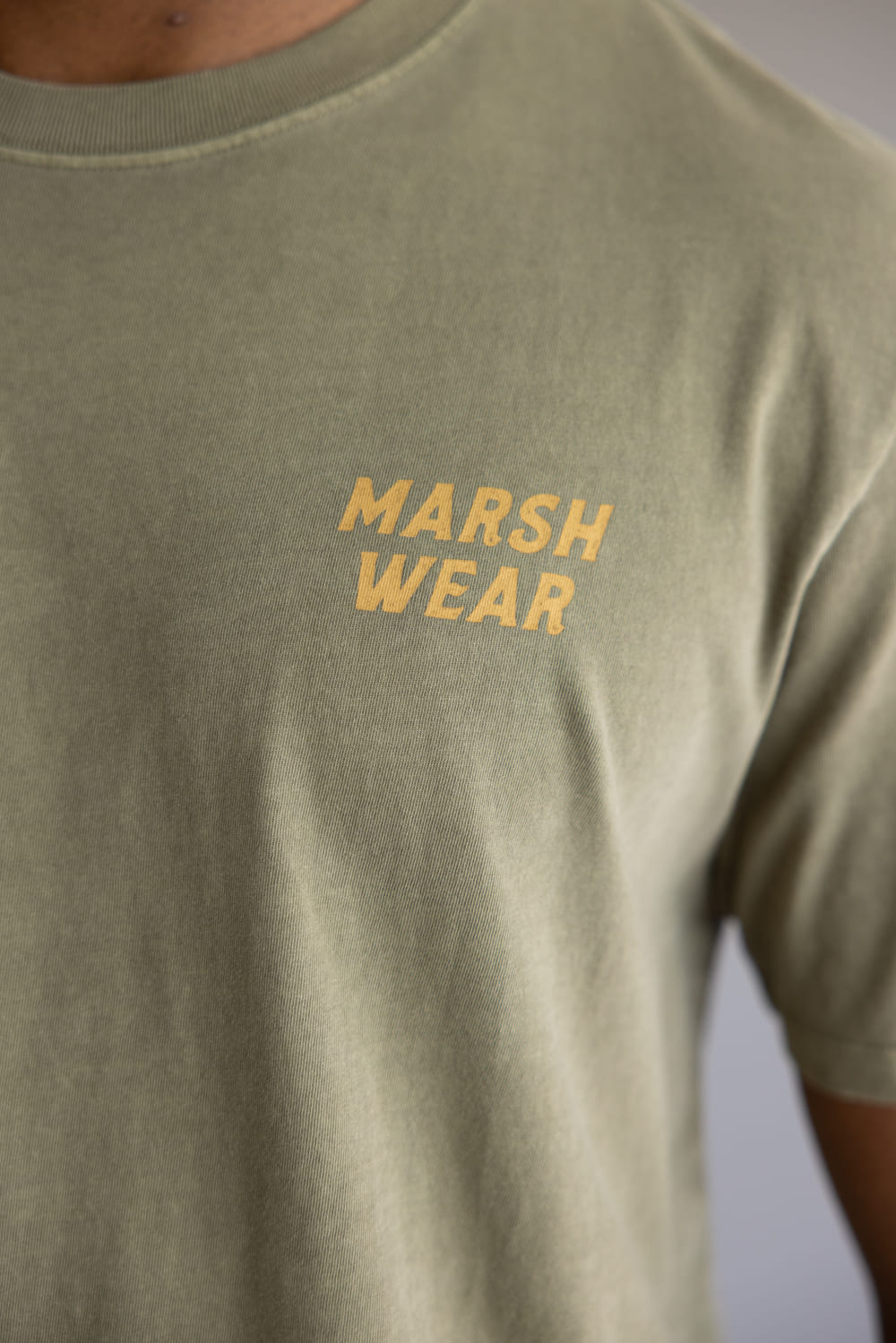 Marsh Wear Heritage Pointer T-Shirt for Men in Vintage Moss