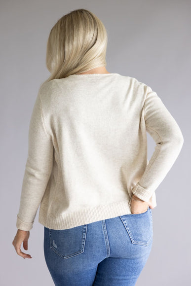 Miracle Embroidered Details Cardigan for Women in Cream
