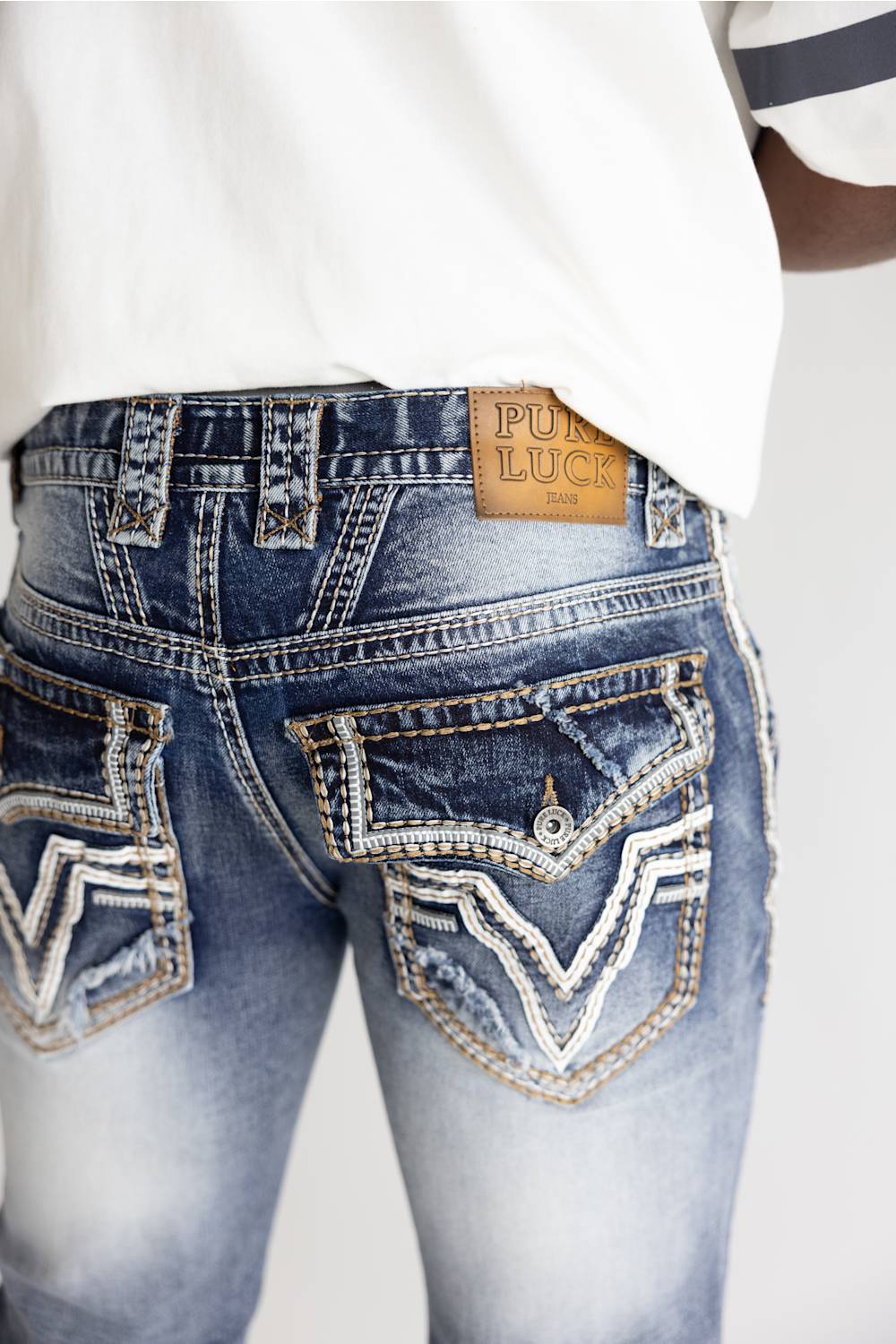 Pure Luck Rain Flare Jeans for Men | PL25010963
