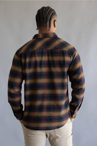 Quiksilver Breakwater Check Flannel Shirt for Men in Anthracite