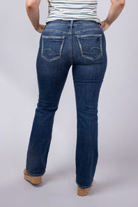 Silver Jeans Suki Slim Bootcut Mid Rise Jeans for Women