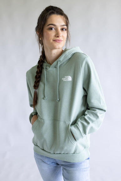 The North Face Evolution Floral Box Hoodie for Women in Slate Moss