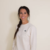 The North Face Heritage Patch Sweatshirt for Women in White