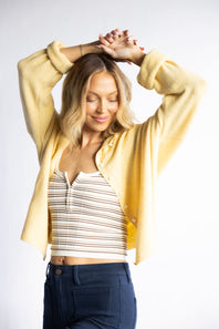 Things Between Piper Cardigan for Women in Honey