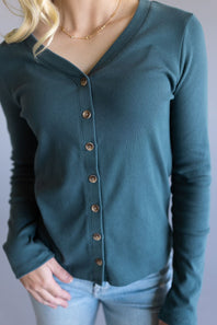 Thread & Supply Abby Shirt for Women in Dark Spruce