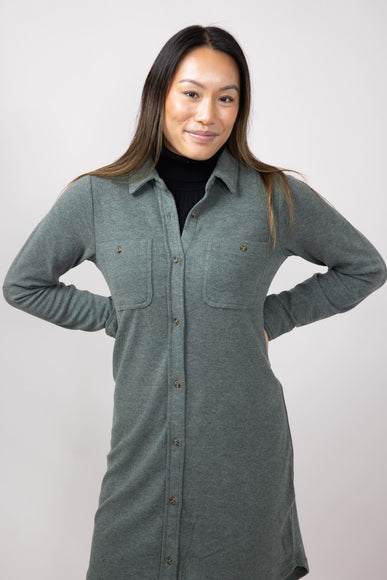 Thread & Supply Leslie Dress for Women in Heather Foliage