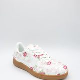 Top Moda Remus Floral Sneakers for Women in White
