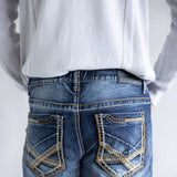 True Luck Dow Bootcut Stretch Jeans for Men