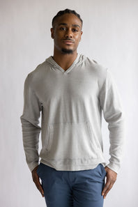 Weatherproof Vintage Stonewash Hoodie for Men in Ultimate Grey