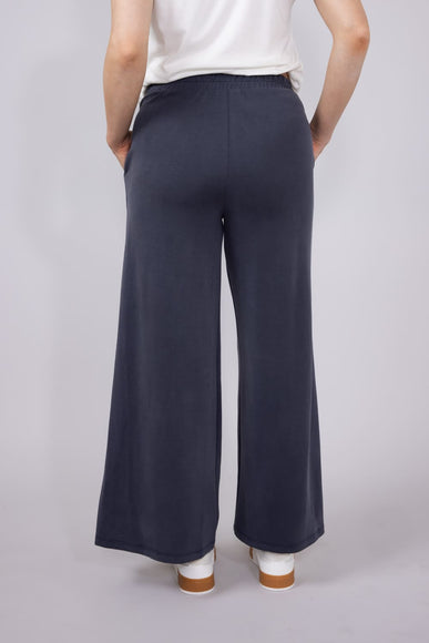 Wide Leg Lounge Pants for Women in Graphite