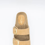 Simply Southern Platform Large Buckle Sandals for Women in Copper