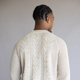 1897 Original Cable Crew Sweater for Men in Oatmeal Heather