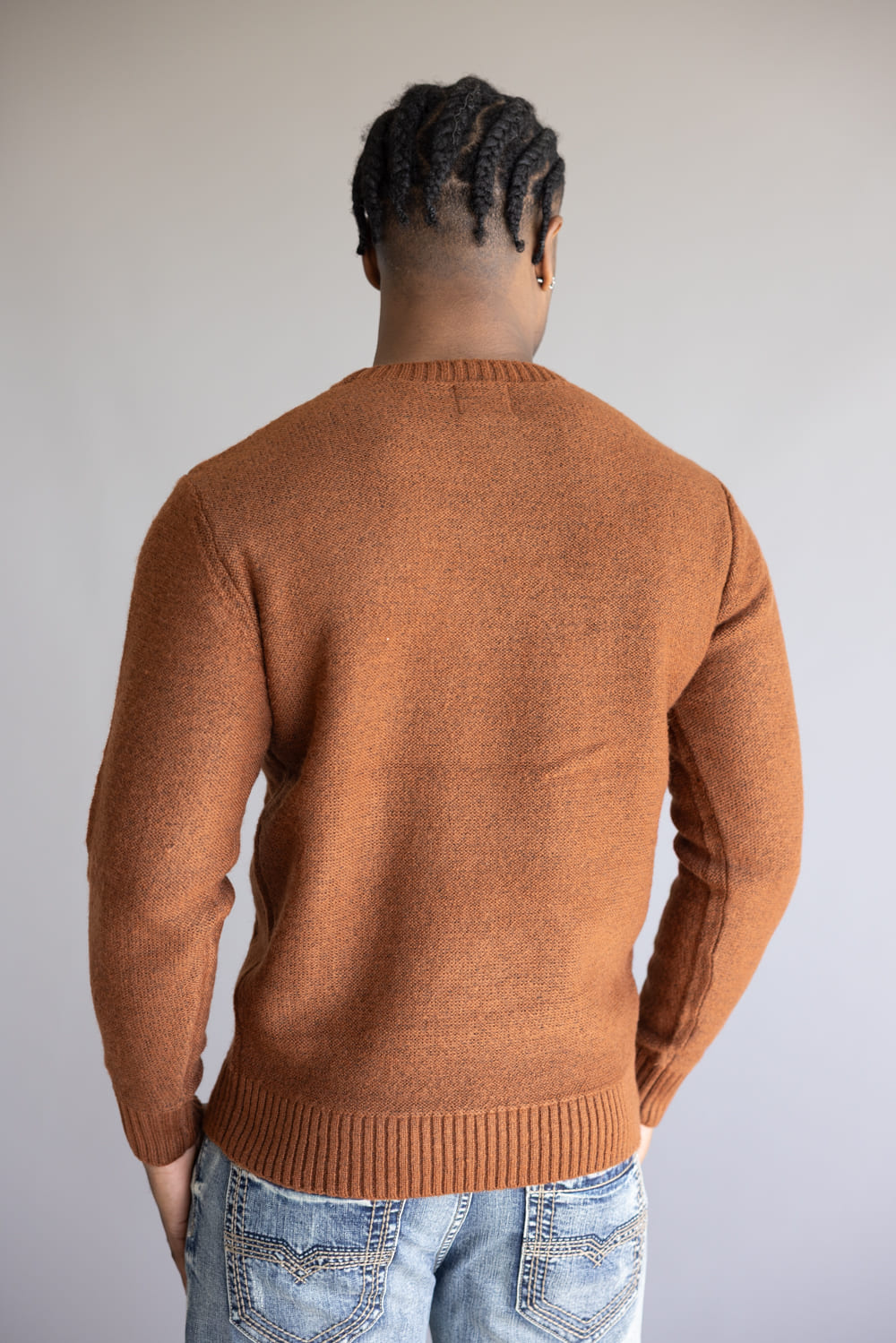 1897 Original Cable Crew Sweater for Men in Tortoise Shell