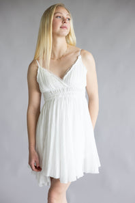 Natilee Slip Mini Dress for Women in White
