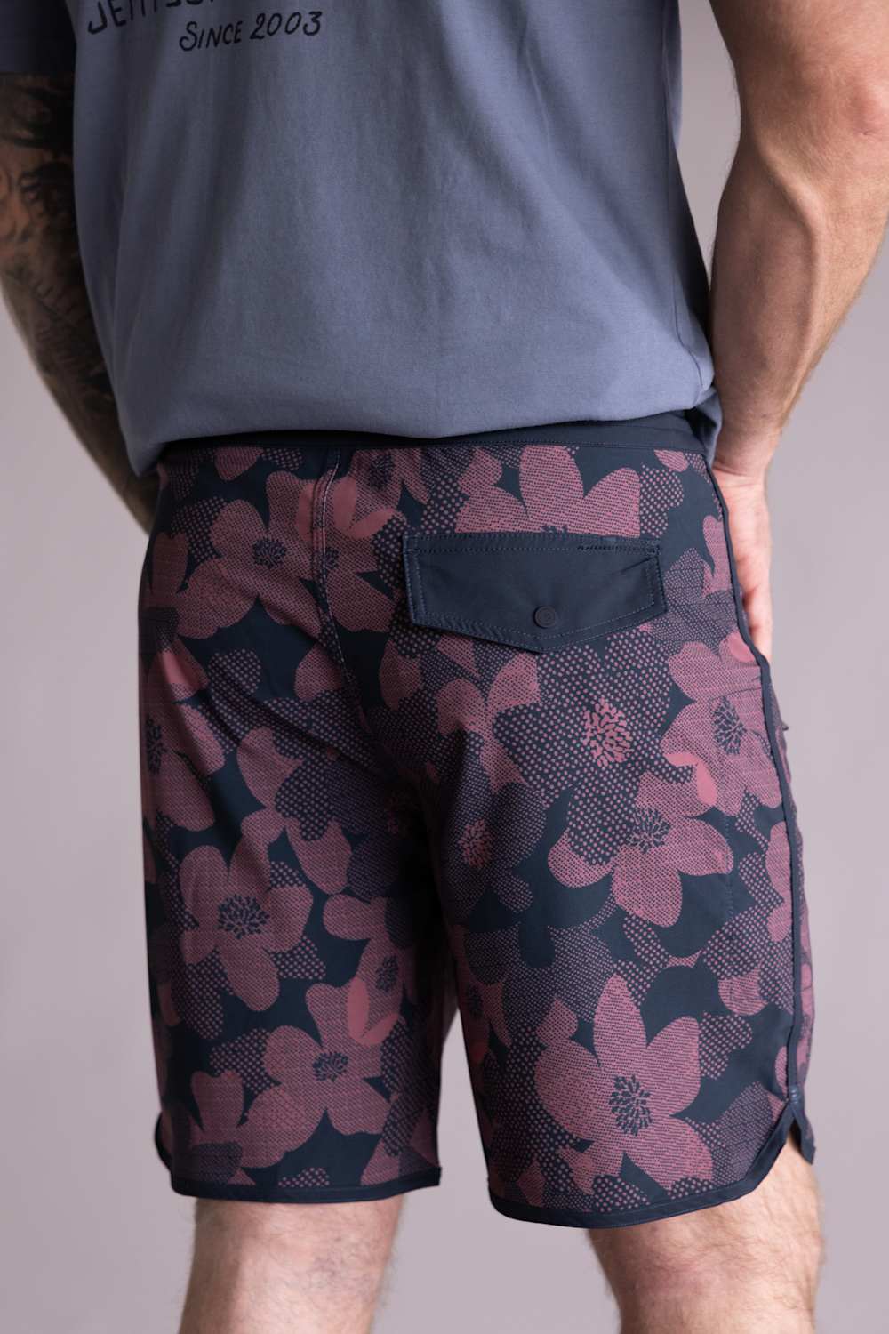Jetty Atlantic Boardshorts for Men in Mauve
