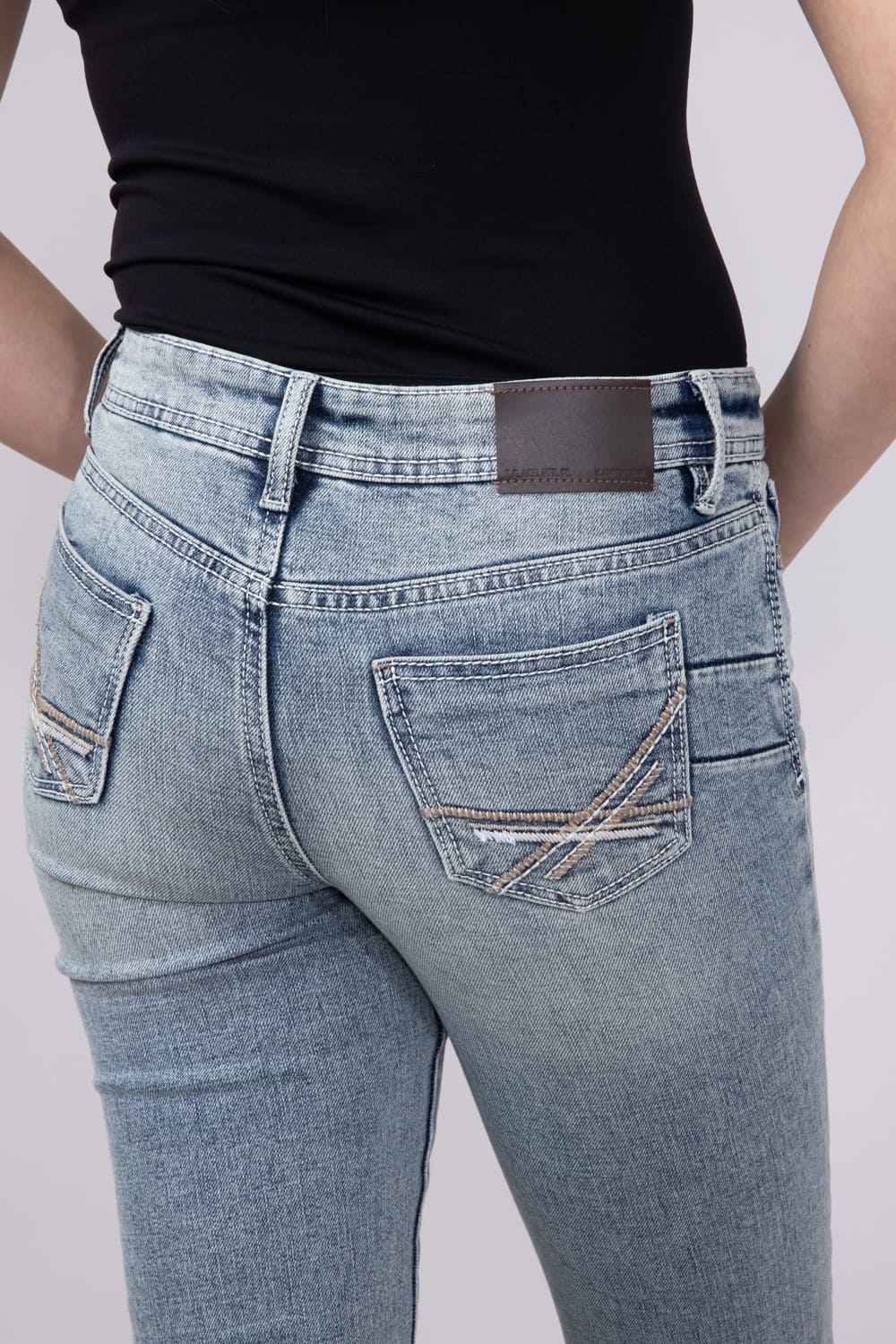 Axel Jeans Girls 7-16 Jolene Slim Bootcut Flare Jeans