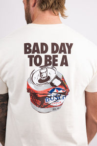 Busch Light Bad Apple T-Shirt for Men in Cream